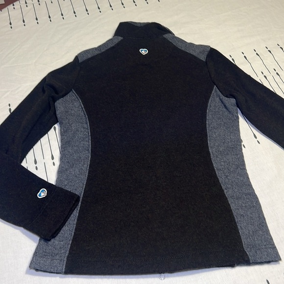 KUHL Brown and Grey Kashmira Zip Sweater. Mountain Culture. Size XS - Picture 4 of 9